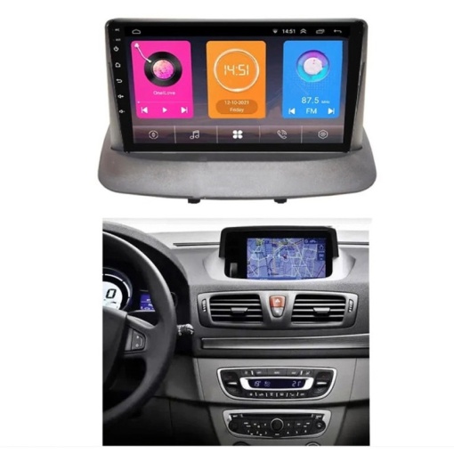 Rama Navigatie RENAULT Fluence 2009-2015 - 9" / kit complet - Img 2