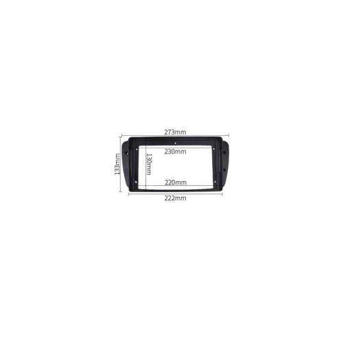 Rama Navigatie SEAT Ibiza IV 2008-2013 Pre-Facelift - 9" / kit complet - Img 2
