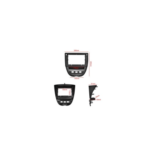 Rama Navigatie TOYOTA Aygo I 2005-2014 - 10" / kit complet - Img 2