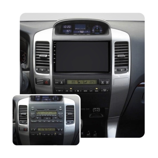 Rama Navigatie TOYOTA Land Cruiser Prado J120 2002-2009 - 9" / kit complet - Img 3