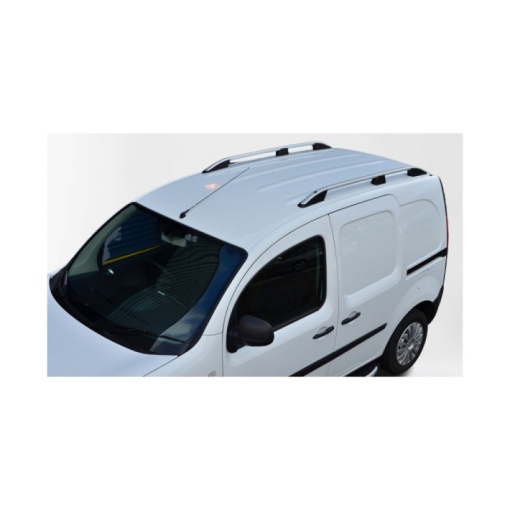 Set 2 bare portbagaj longitudinale RENAULT Kangoo II 2007-2021 - varianta medie / compact - ALUMINIU - Img 2