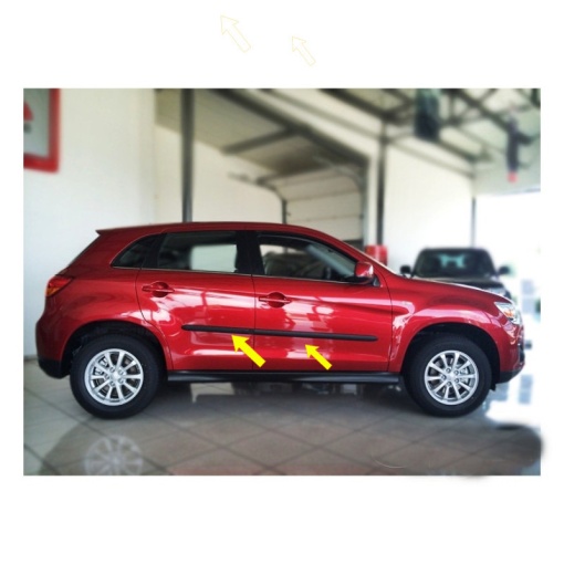 Set bandouri laterale usi MITSUBISHI ASX I 2012-2023 Facelift (set 4 bucati) - Img 2