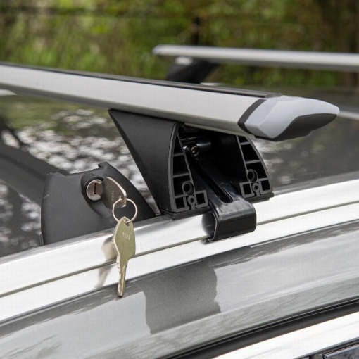 Set bare portbagaj KIA Sportage V 2021-2025 PreFacelift - Wingbar - Aluminiu / cu cheie antifurt - Img 6