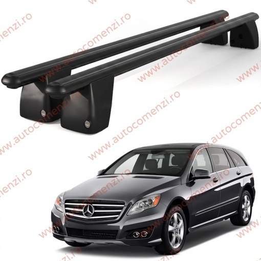 Set bare portbagaj MERCEDES Clasa R (W251) 2005-2017 (prindere in puncte fixe) - Img 2