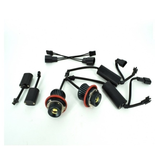 Set LED Marker Angel Eyes BMW, 40W, Alb (Canbus) - pentru faruri fara Xenon - Img 2