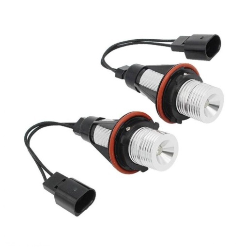 Set LED Marker Angel Eyes BMW, 5W, Alb (Canbus) - pentru faruri Xenon - Img 2