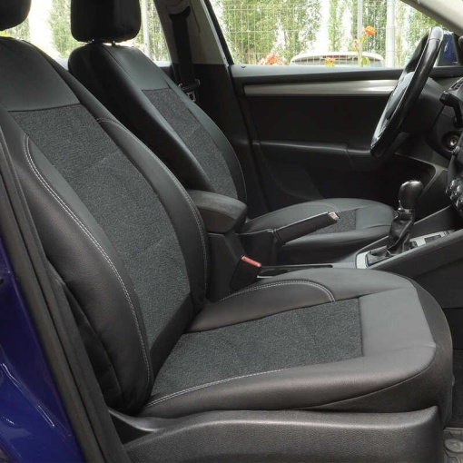 Huse scaune auto compatibile FORD Fiesta V 2002-2008 / Exclusive Leather Lux (78939) - Img 4