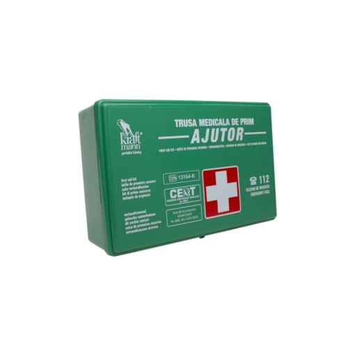 Kit siguranta auto / pachet legislativ - Geanta, stingator auto 1kg, trusa medicala, 2 x triunghi, vesta - Img 3