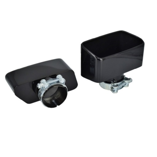 Ornament toba inox BMW Seria 6 F12 / F13 2011- 2018 / NEGRU - Img 2