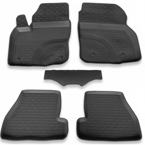 Pachet Tavita Portbagaj + Covoare FORD Focus III 2015-2018 Facelift Combi/Break - 100% cauciuc - SEINTEX - Img 2