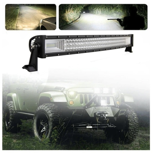 Proiector LED bar Combo 10-30V lumina alba - 459W Profesional - Img 2
