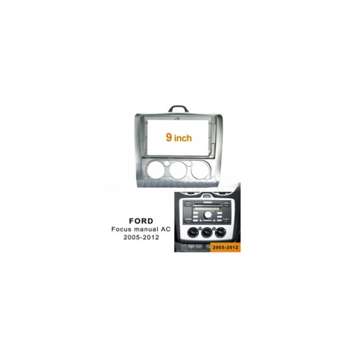 Rama Navigatie FORD Focus II 2004-2010 (AC Manual) - 9" / kit complet - Img 3