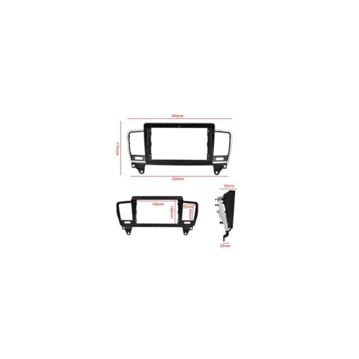 Rama Navigatie MERCEDES GL X166 2012-2015 Pre-Facelift - 9" / kit complet - Img 4