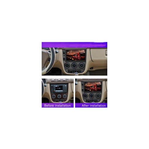 Rama Navigatie MERCEDES ML W163 1997-2005 - 9" / kit complet - Img 5