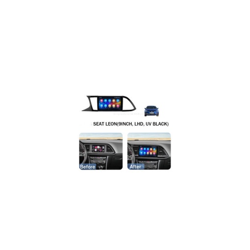 Rama Navigatie SEAT Leon III (5F) 2012-2020 - 9" / kit complet - Img 4