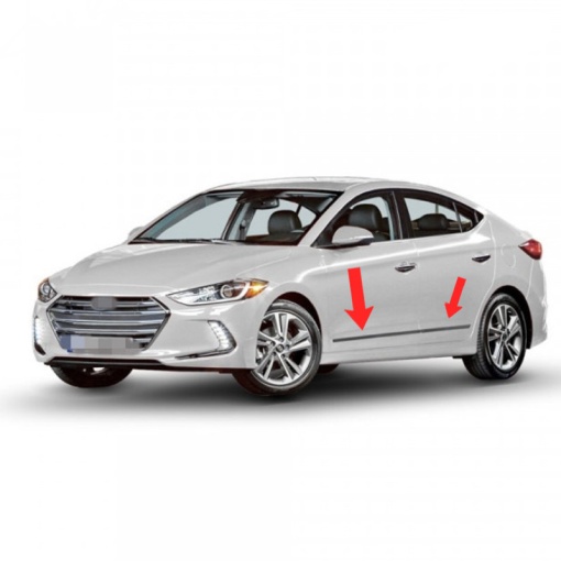 Set bandouri laterale usi HYUNDAI Elantra VI 2015-2020 (set 4 bucati) - Img 2