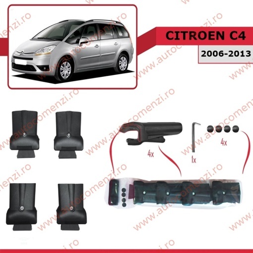 Set bare portbagaj CITROEN C4 Grand Picasso I 2006-2013 - KVO AERO - Img 3