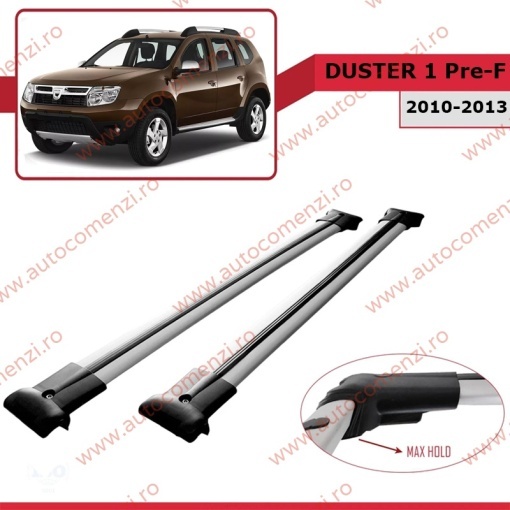 Set bare portbagaj DACIA Duster I 2010-2013 Pre-Facelift ( bara subtire) - KVO AERO - Img 2