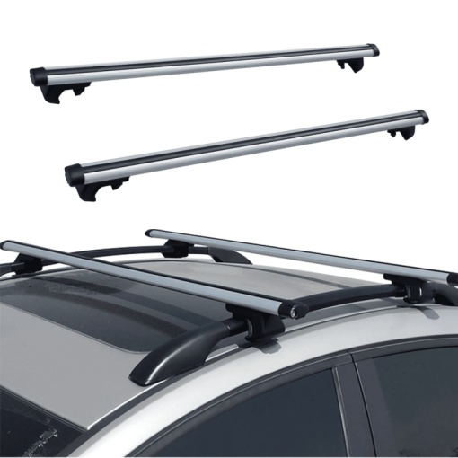 Set bare portbagaj HYUNDAI i30 I 2006-2012 Combi - Aluminiu / cu cheie antifurt - 120 cm - Img 2