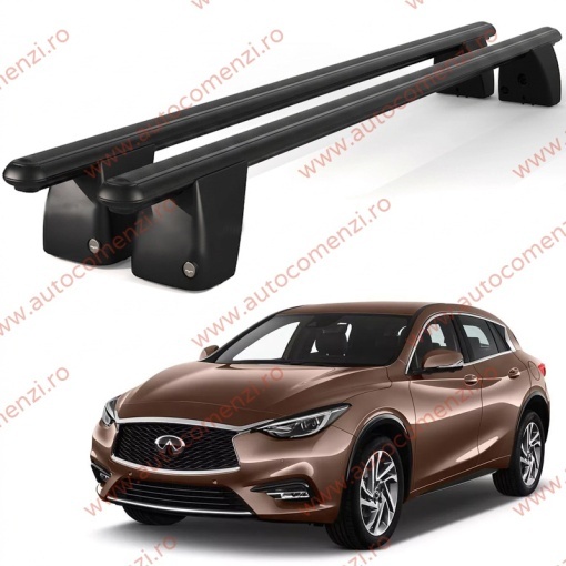 Set bare portbagaj INFINITY Q30 2015-2019 (prindere in puncte fixe) - Img 2