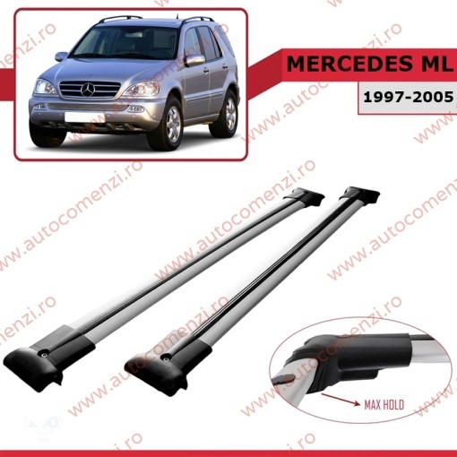Set bare portbagaj MERCEDES ML I (W163) 1997-2005 - KVO AERO - Img 2
