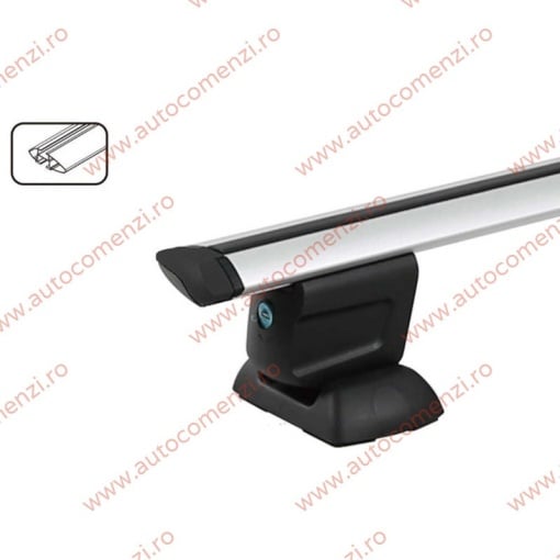 Set bare portbagaj MITSUBISHI L200 V 2015-2023 - Wingbar - cu cheie antifurt / Aluminiu - Img 4