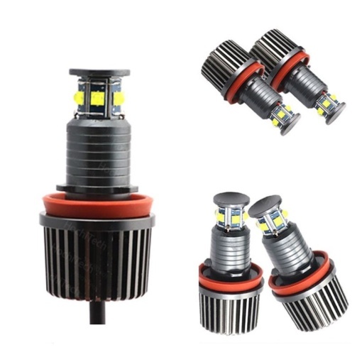 Set LED Marker Angel Eyes BMW, 40W, Alb (Canbus) - pentru faruri Xenon - Img 2