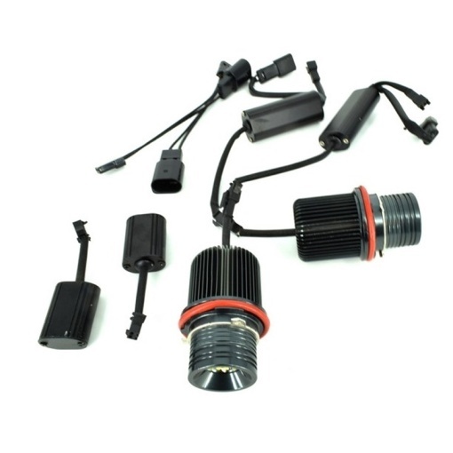 Set LED Marker Angel Eyes BMW, 80W, Alb (Canbus) - pentru faruri Xenon - Img 3