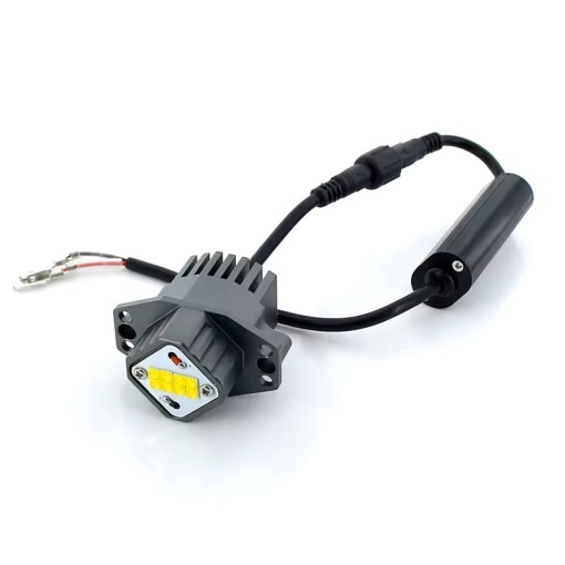Set LED Marker Angel Eyes BMW Seria 3 E90 2008-2011 Facelift , 80W, Alb (Canbus) - pentru faruri Xenon - Img 3
