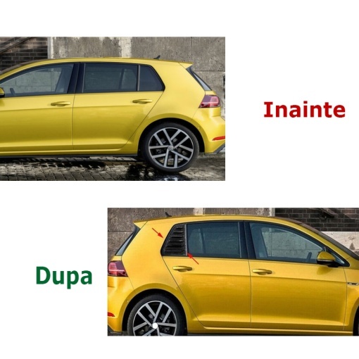 Set ornamente protectie geam VW Golf VIII 2020-prezent Hatchback/Scurt - ABS Premium - Img 4