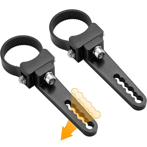 Set suport proiectoare LED / prindere pe rollbar sau bullbar - Aluminiu - Img 2
