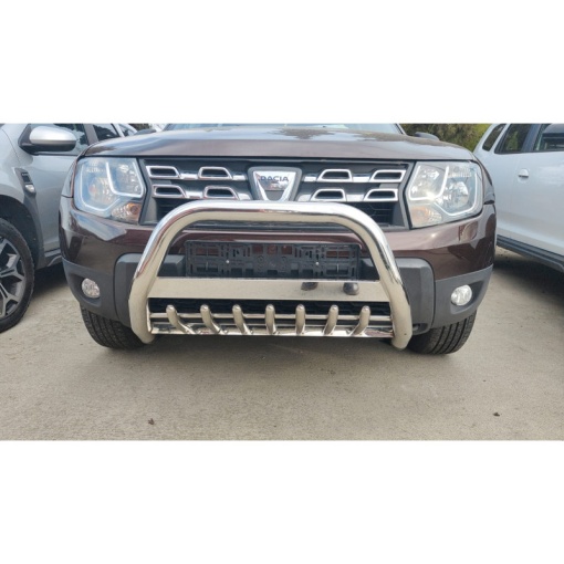 Bullbar inox dedicat DACIA Duster I 2010-2017 - protectie premium - Img 4