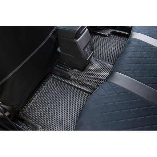 Covoare 3D EVA Rhombus SEAT Leon II 2005-2012 (5 bucati / Seintex) - 95236 - Img 3