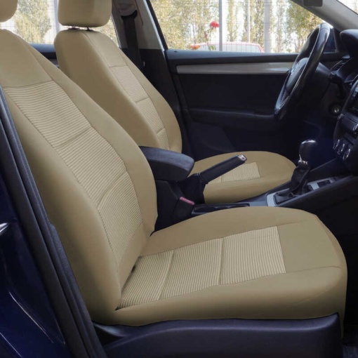 Huse scaune auto compatibile SEAT Cordoba II 2002-2010 PREMIUM LUX ( BEJ ) - Img 3