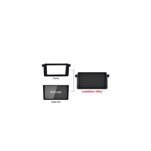 Rama Navigatie BMW Seria 3 E46 1997-2004 - 9" / kit complet - Img 5