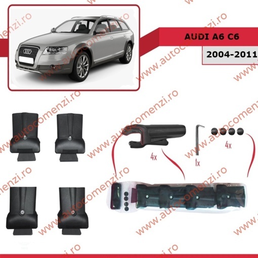 Set bare portbagaj AUDI A6 C6 2004-2011 Allroad - KVO AERO - Img 3