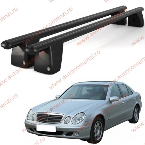 Set bare portbagaj MERCEDES Clasa E (W211) 2002-2009 (prindere in puncte fixe) - Img 2