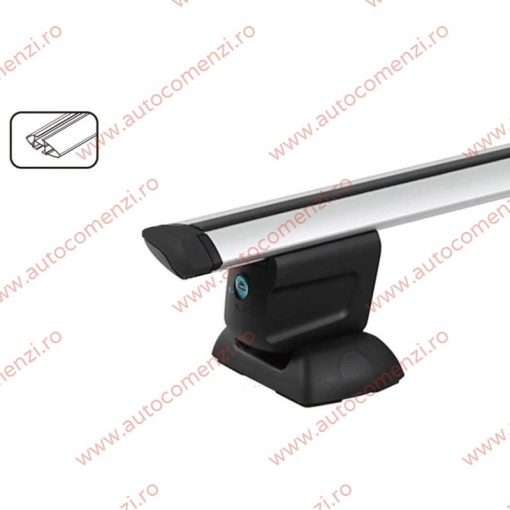 Set bare portbagaj MERCEDES Clasa E W211 2002-2009 Sedan - Wingbar - cu cheie antifurt / Aluminiu - Img 4