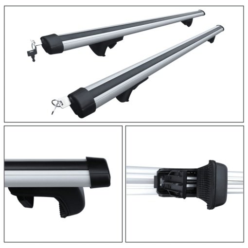 Set bare portbagaj MERCEDES Viano II (W639) 2003-2014 - Aluminiu / cu cheie antifurt - 150cm - Img 2