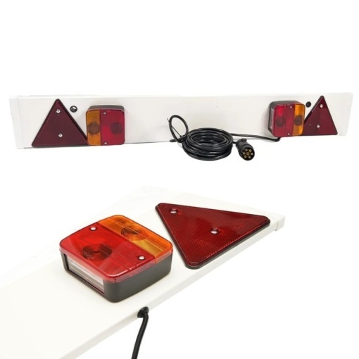 Bara remorca cu lampi LED SMD multifunctionale - Model Universal + Omologare E4/E11 - Img 2