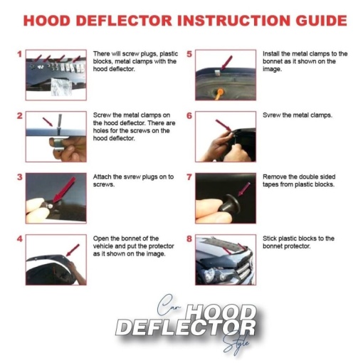Deflector protectie capota FORD Ranger T6 I 2012-2015 Pre-Facelift - Img 5