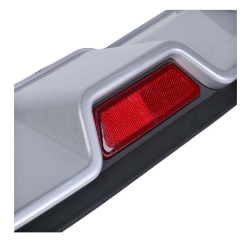 Difuzor spoiler bara spate Dacia Logan II 2013-2020 cu ornament toba dublu - Img 2