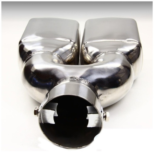 Ornament toba dubla inox universal / Argintiu / Produs Premium - Img 3