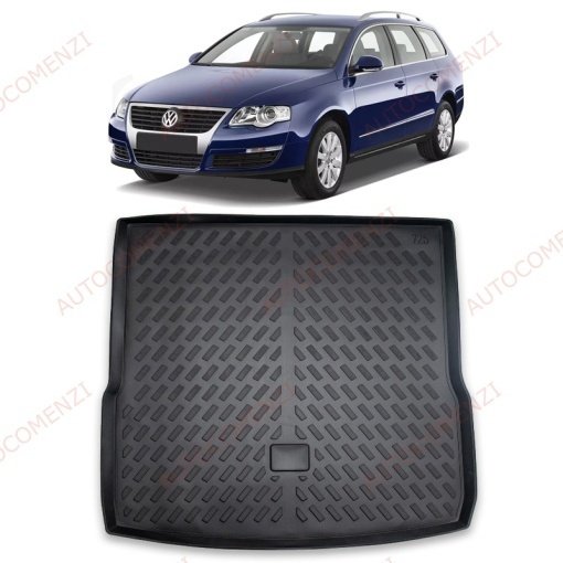 Pachet Tavita Portbagaj + Covoare VW Passat B6 2005-2010 Combi / Break - Img 2