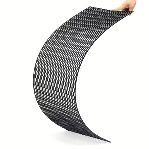 Plasa tuning 119 X 40 cm - Model tip fagure - orificii mici / Negru - Img 2