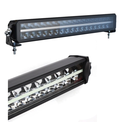 Proiector LED bar cu pozitie DRL lumina alba - 480W Profesional - Img 3