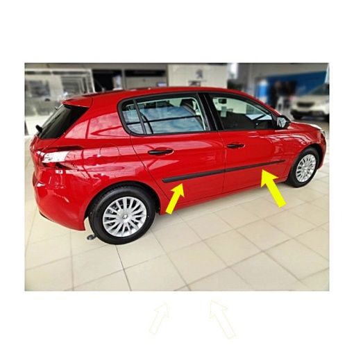 Set bandouri laterale usi PEUGEOT 308 II 2013-2021 (set 4 bucati) - Img 2