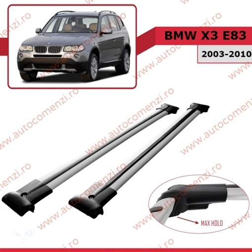Set bare portbagaj BMW X3 E83 2003-2010 - KVO AERO - Img 2