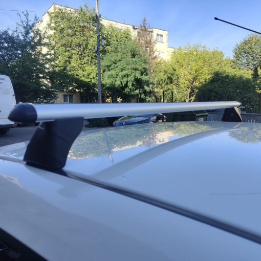 Set bare portbagaj DACIA Logan II 2012-2020 Sedan (puncte fixe) - Aluminiu - Img 4
