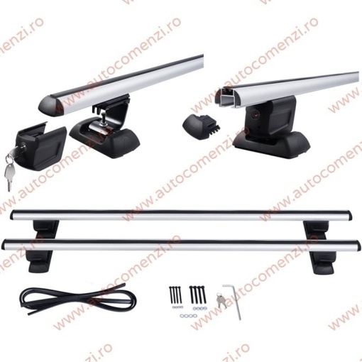 Set bare portbagaj MERCEDES CLA X118 2019-2025 Combi - cu cheie antifurt / Aluminiu - Img 4